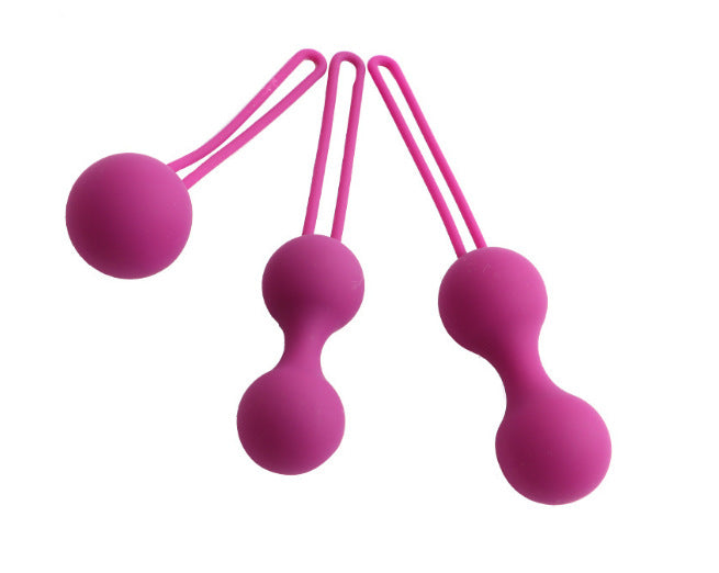 3Pcs Balls Pelvic Floor Trainer Massage Doctor Exerciser Kegel Balls for Pelvic Strengthening Tightening Muscle Exercise Women
