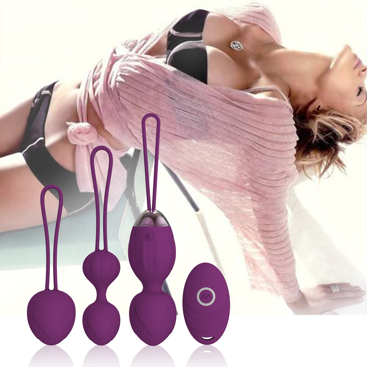 Top Selling Intimate Kegel Exercise Vagina Tightening Weights Pelvic Floor Exercise Silicone Kegel Balls for Women
