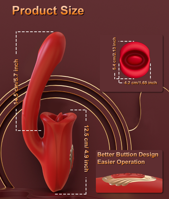 Hot Selling 3 in 1 Patting Mouth Tongue Licking Vibrator Sex Toys for Women Masturbation G Spot Clitoris Vibrator Adult Toys