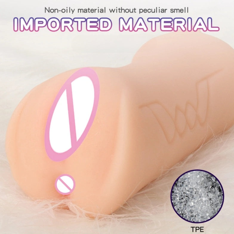 Male Sex Toy Masturbator Realistic Anal Sex Mouth Masturbating Stimulation Toy Pussy Blow Masturbation Stroker Cup