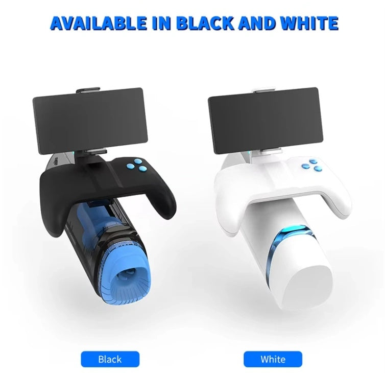 Visible Video Men Sex Toys Electric Automatic Heated Penis Vibrator Thrusting Masturbation Cup With Mobile Phone Holder