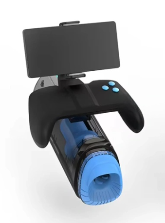 Visible Video Men Sex Toys Electric Automatic Heated Penis Vibrator Thrusting Masturbation Cup With Mobile Phone Holder