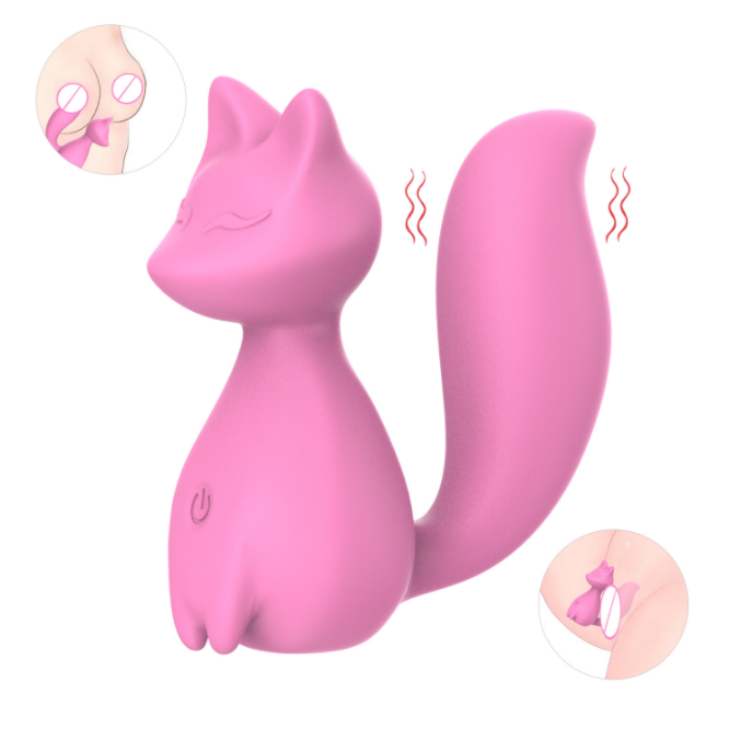 Cute Mini Animal-Shaped Vibrator Mini Vibrating Stimulator for Women's Clitoris Nipple Sex Toy for Women's Masturbation