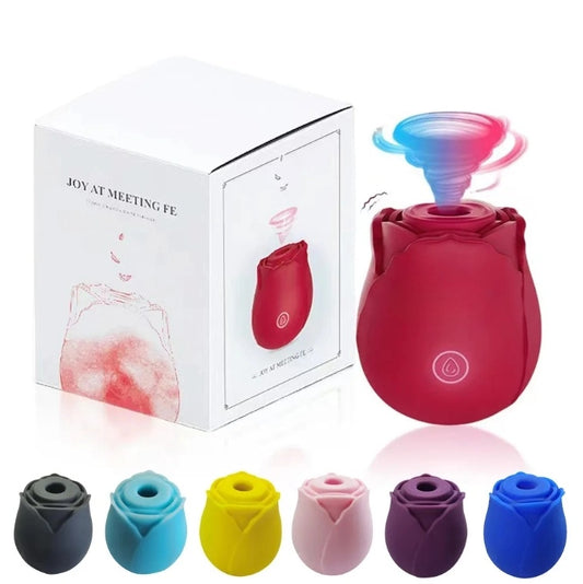 Girlspower Red Rose Vibrator Amazon Hot Sale Proper Price Toy Nipple Clictorals Stimulator Sucking Sex Toys for Women
