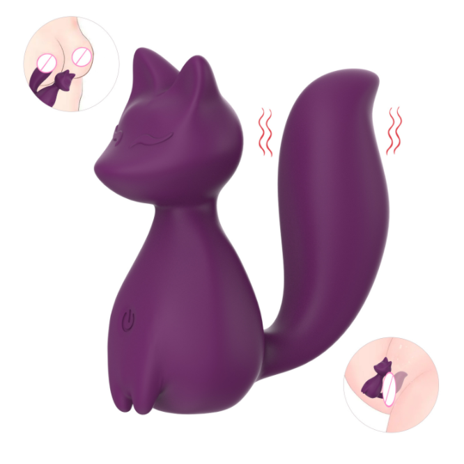 Cute Mini Animal-Shaped Vibrator Mini Vibrating Stimulator for Women's Clitoris Nipple Sex Toy for Women's Masturbation