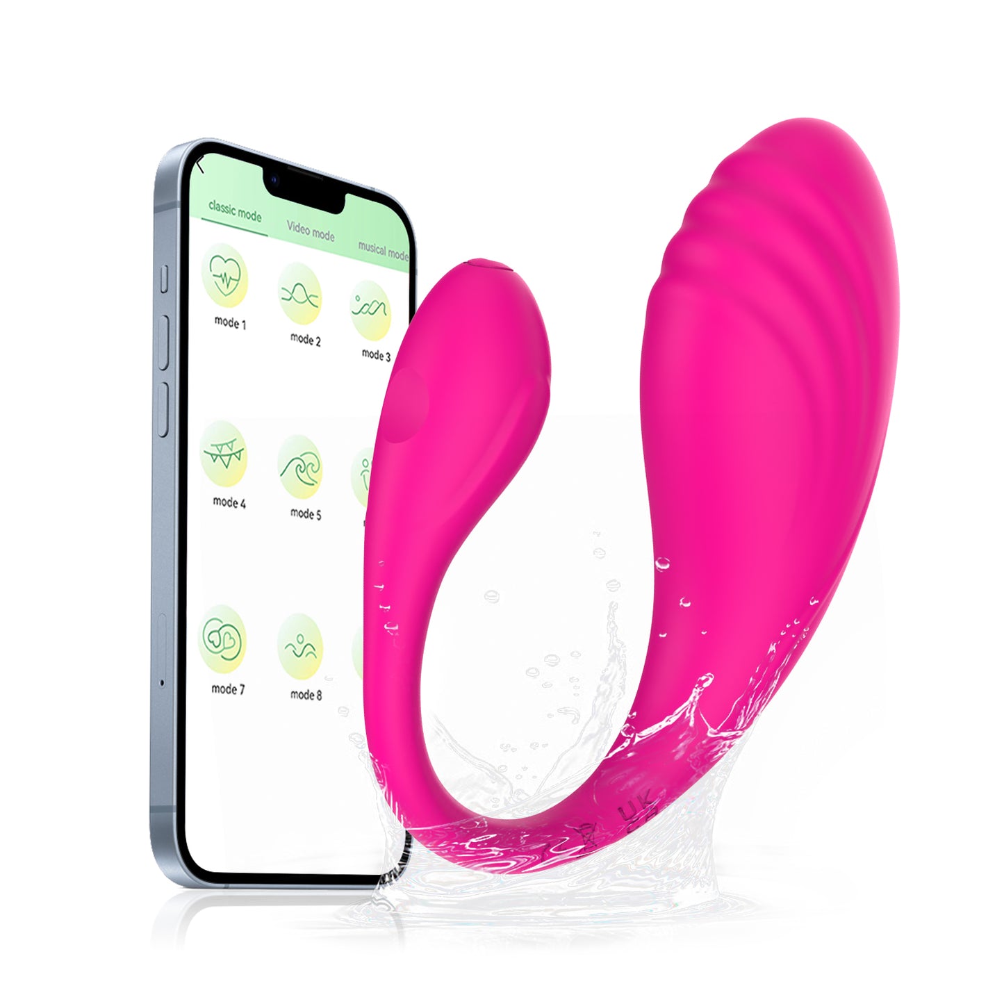 App-Controlled Silicone Vagina Balls Clitoris Stimulator Vibrator Powerful Waterproof Sex Toy for Women