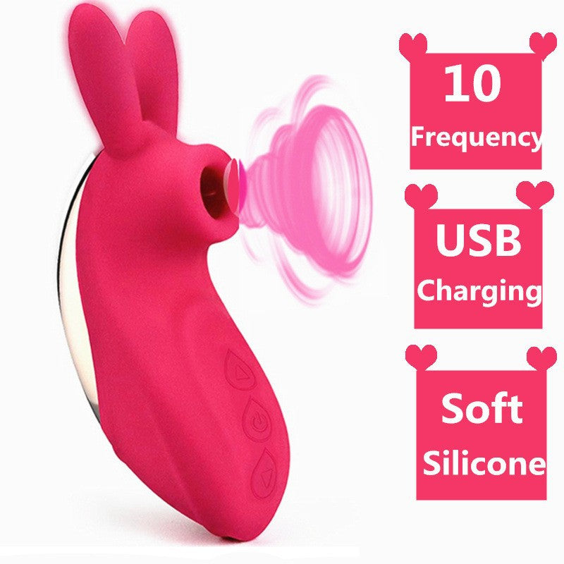 2 in 1 Rabbit Sex Toys Sucking with Tongue Licking for Womens Clit Nipple G Spot Stimulation Rechargeable Waterproof