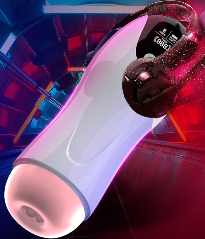 Free hands male toys Telescopic Rotation Sucking Machine Soft Silicone Vagina Masturbation Cup Sex Toys for Men