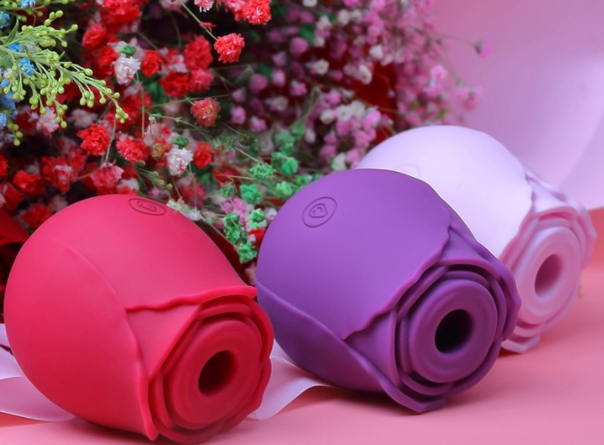 Girlspower Red Rose Vibrator Amazon Hot Sale Proper Price Toy Nipple Clictorals Stimulator Sucking Sex Toys for Women