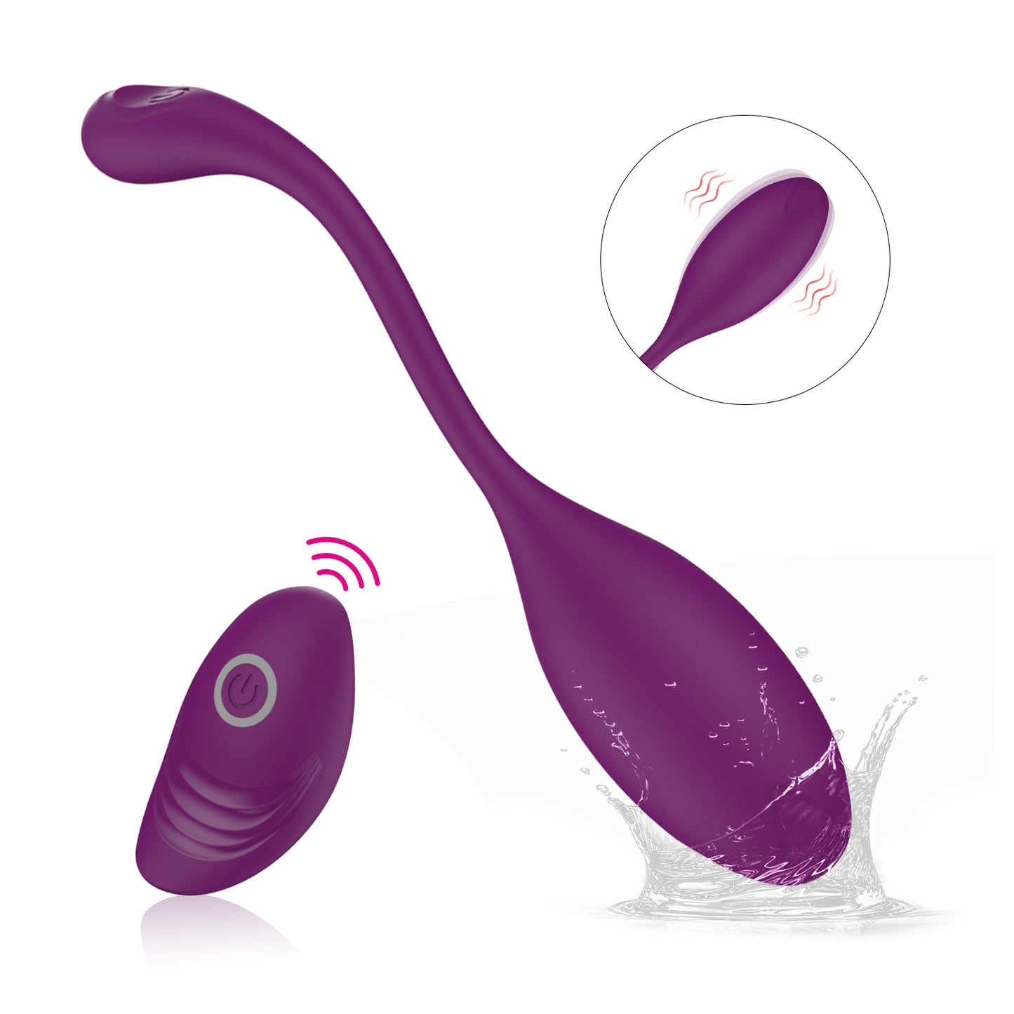 Long Distance Use Vibrating Love Egg Control by Applications between Different Country in the World Sex Toys Waterproof