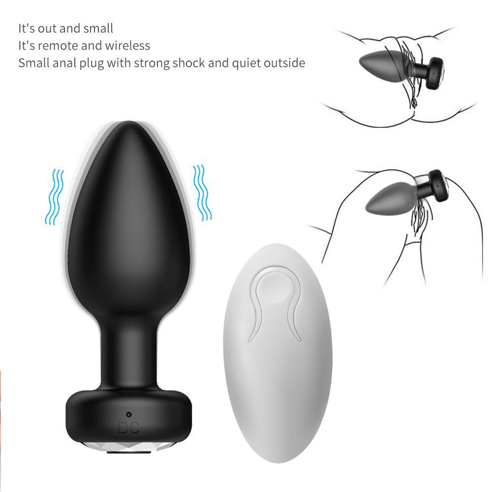 Hot Sale Anal Plug Vibrator Masturbator Remote Control Butt Plug Wireless Anal Toys for Men Women Gay