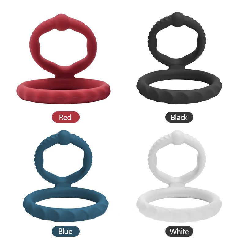 Silicone Penis Ring Keep Longer Cock Ring for Men Couples Sex Ring Delay Male Masturbation Device Sex Toy for Men