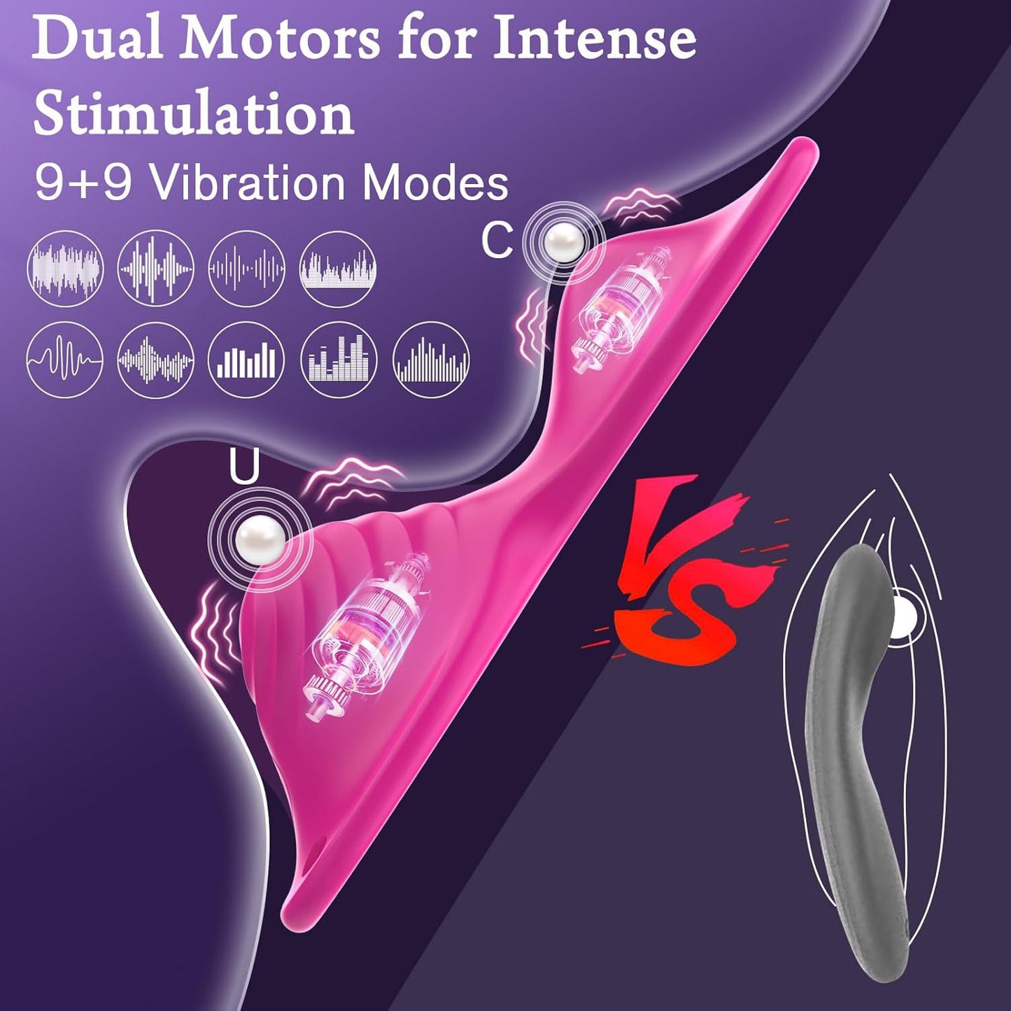 APP Remote Control Clit Stimulator Sit and Ride Vibrator Vibrating Cushion Wearable Clitoral Vibrator Adult Sex Toy for Women