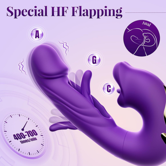G Spot Rose Vibrator Realistic Clit Tongue Licking Slap female vaginal Clitoris Stimulation dildo vibration sex toys for woman