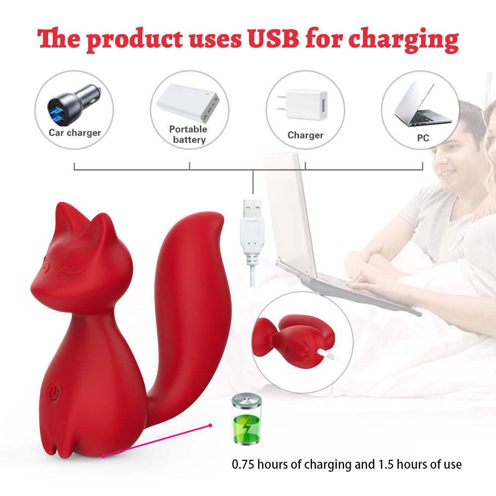 Cute Mini Animal-Shaped Vibrator Mini Vibrating Stimulator for Women's Clitoris Nipple Sex Toy for Women's Masturbation