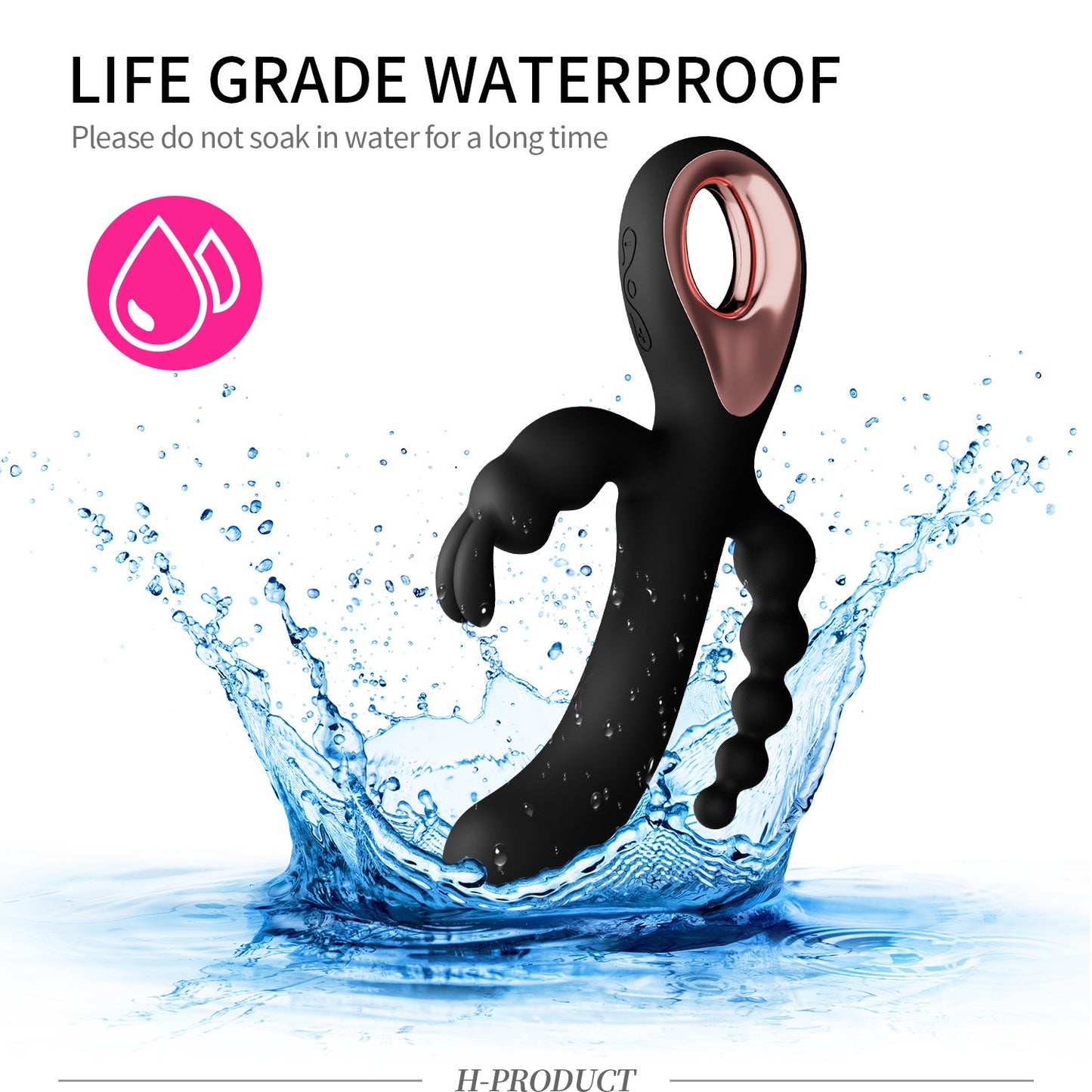 New Arrival Type-C Charging Three Head Triple Stimulation Vibrator for Women Sexy Toys
