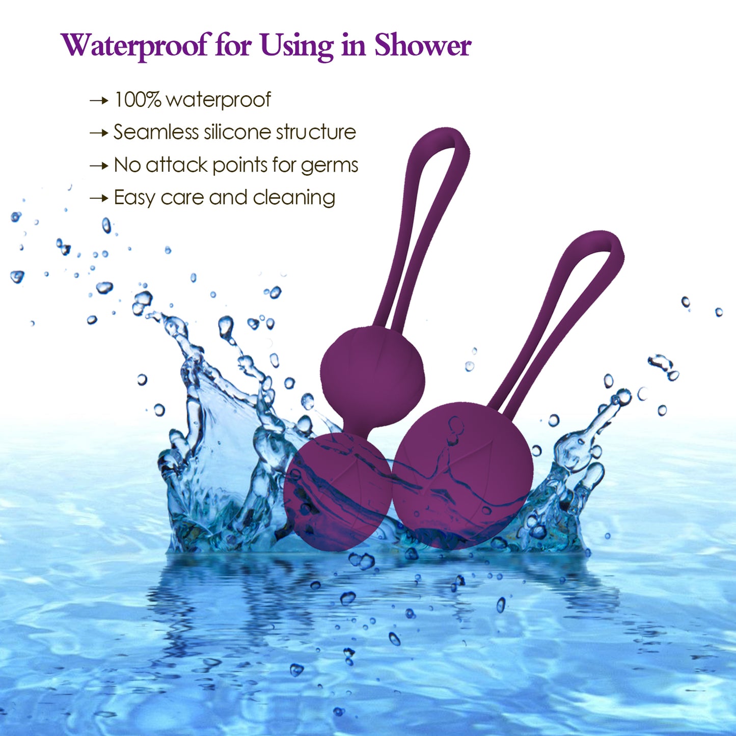 Top Selling Intimate Kegel Exercise Vagina Tightening Weights Pelvic Floor Exercise Silicone Kegel Balls for Women
