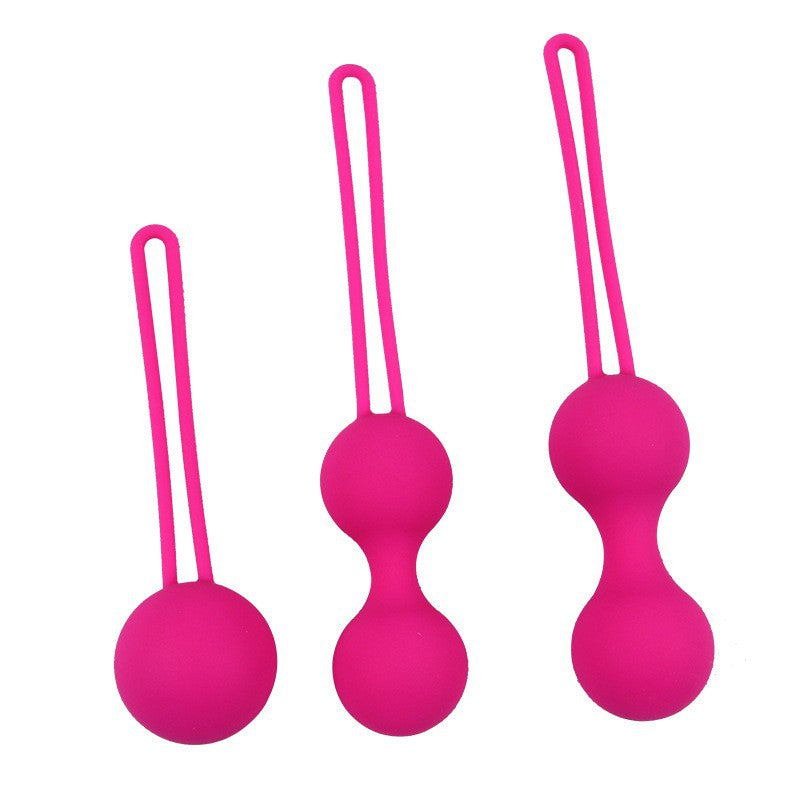 3Pcs Balls Pelvic Floor Trainer Massage Doctor Exerciser Kegel Balls for Pelvic Strengthening Tightening Muscle Exercise Women