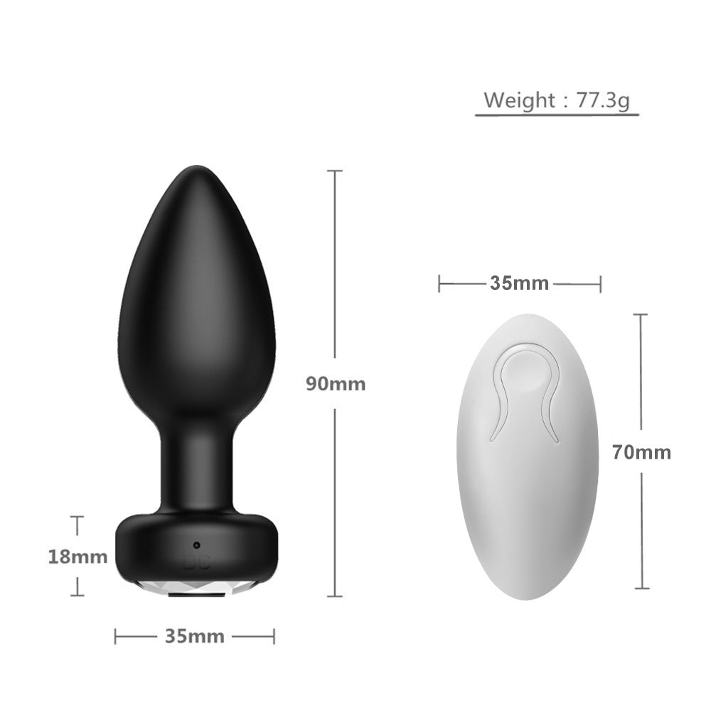 Hot Sale Anal Plug Vibrator Masturbator Remote Control Butt Plug Wireless Anal Toys for Men Women Gay