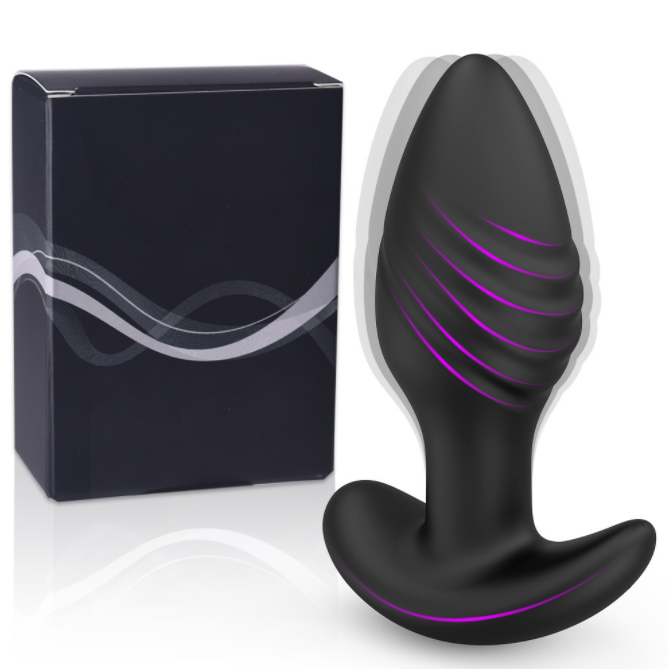 Hot Sale Wireless Remote Control Male Vibrating Prostate Massager Rotating Anal Vibrator Butt Plug Dilator Sex Toy For Women Men