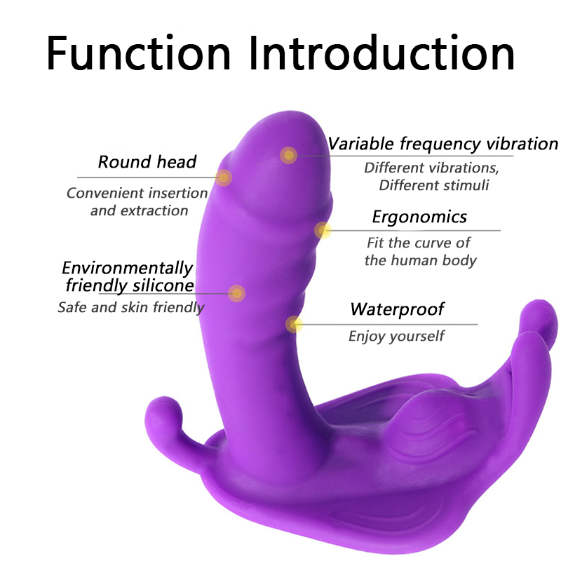 Sex Tools Adult AV Massager Female Dress Butterfly in Sexy Products