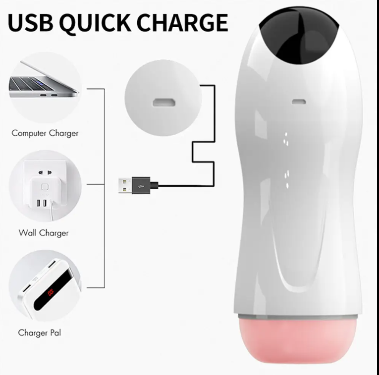 Free hands male toys Telescopic Rotation Sucking Machine Soft Silicone Vagina Masturbation Cup Sex Toys for Men