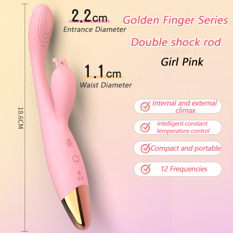 G Spot Vibrator Rose Sex Toys for Clitoris G-spot Stimulation Dildo Vibrator Vibrations Dual Motor Stimulator for Women