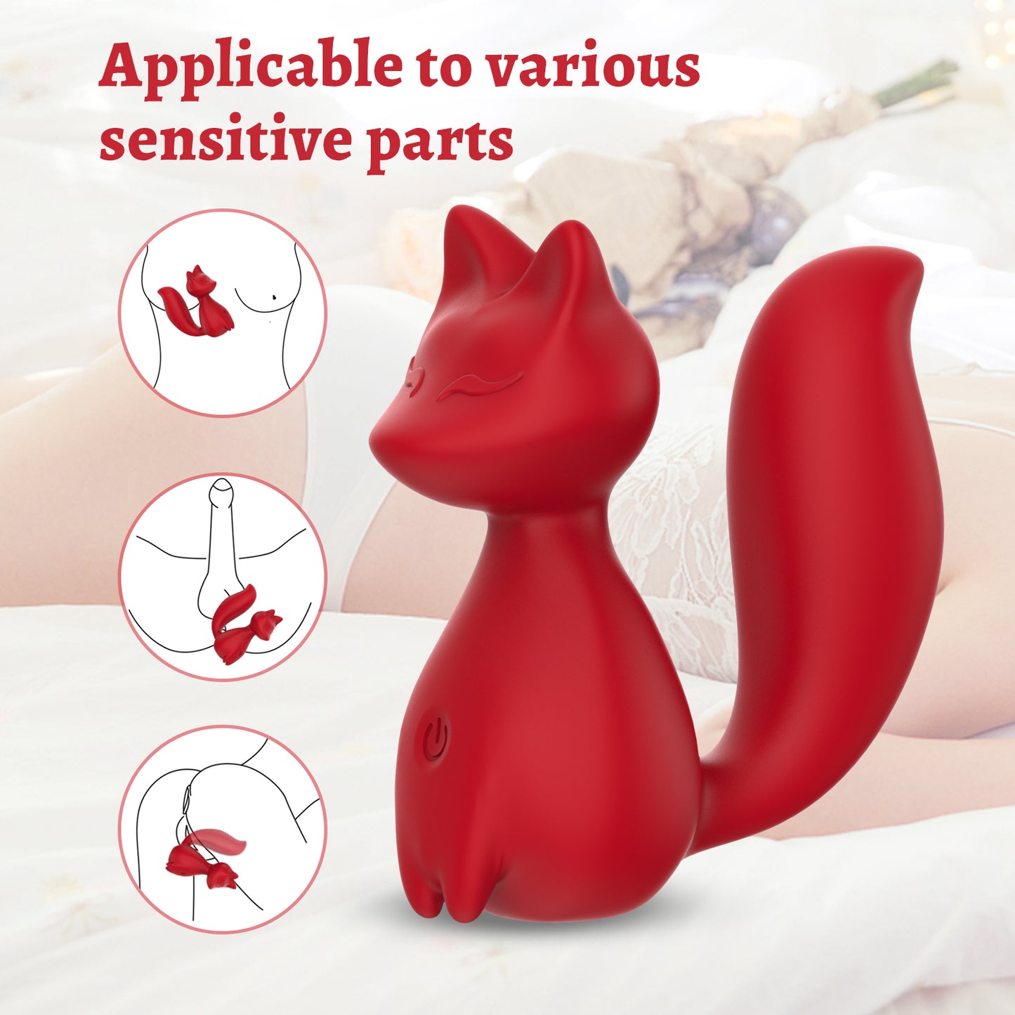 Cute Mini Animal-Shaped Vibrator Mini Vibrating Stimulator for Women's Clitoris Nipple Sex Toy for Women's Masturbation