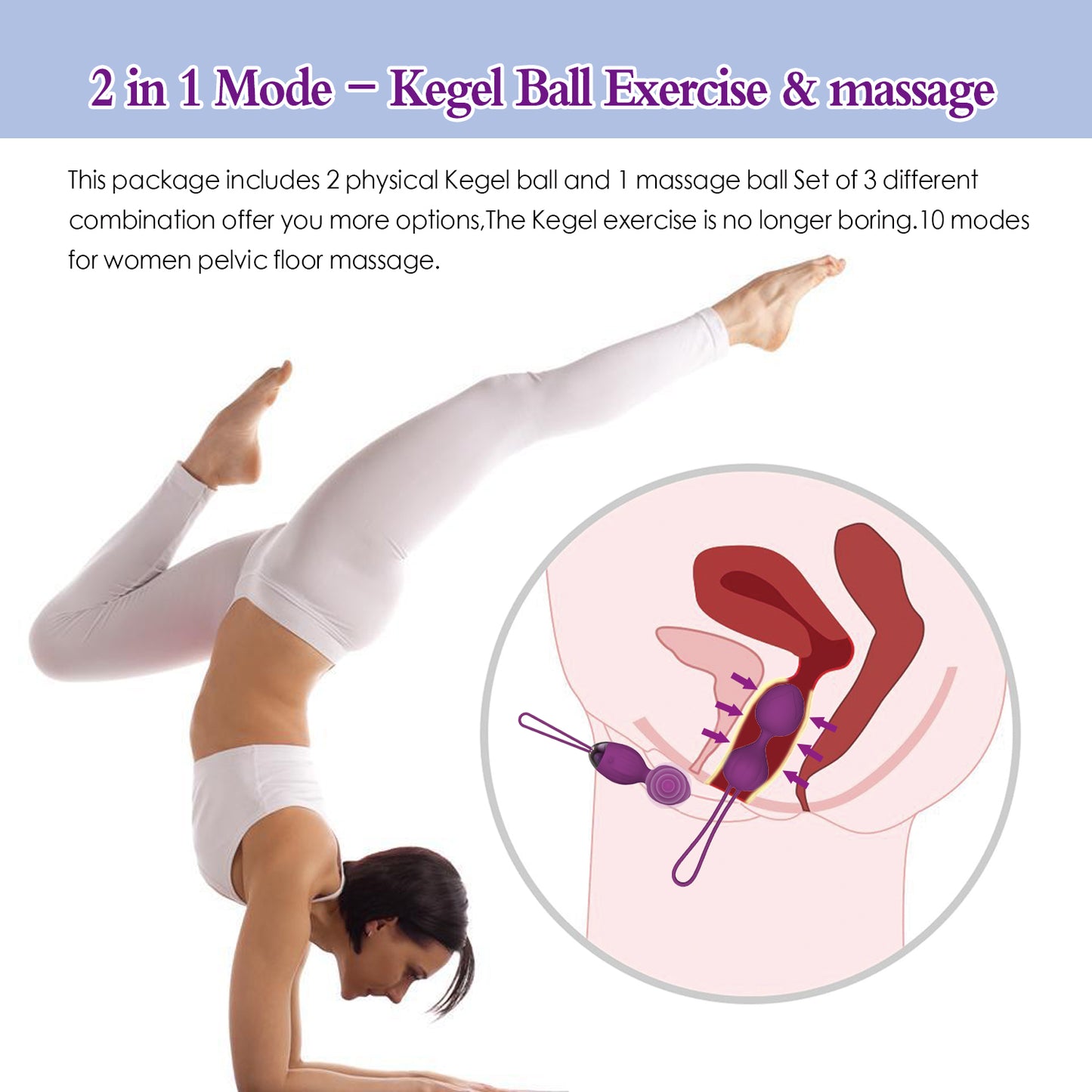 Top Selling Intimate Kegel Exercise Vagina Tightening Weights Pelvic Floor Exercise Silicone Kegel Balls for Women