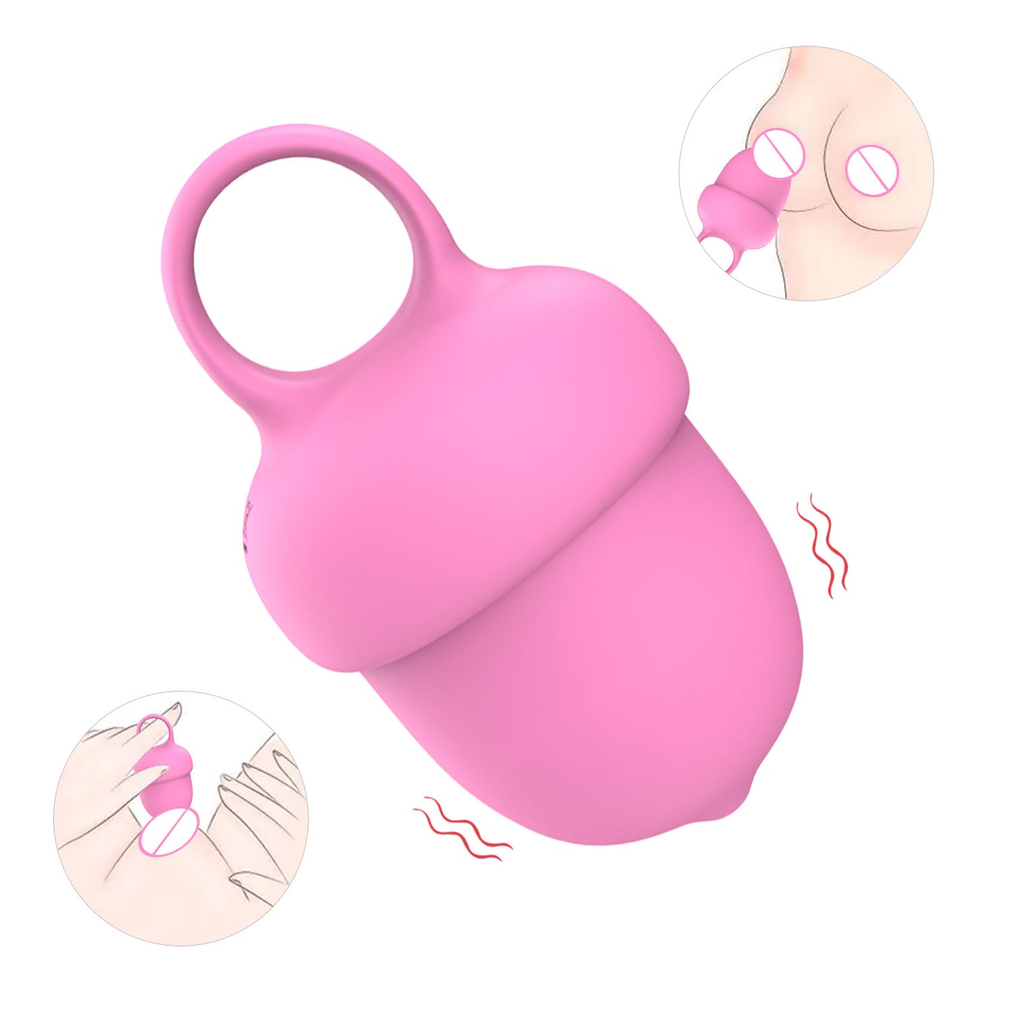 Cute Mini Finger Vibrator Women Finger Vibrator Dildo Vagina Clitoris Stimulator Adult Toy