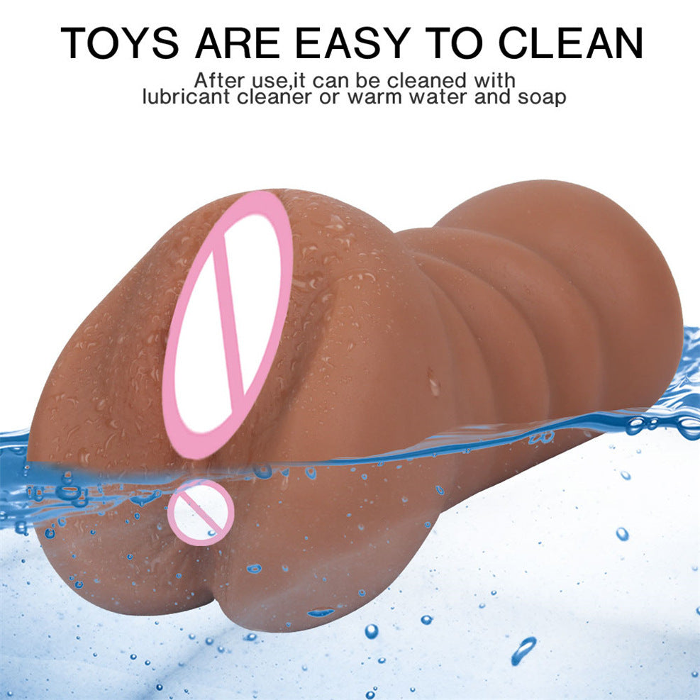 Custom Aircraft Cup Male Masturbation Toys Realistic Vagina Pocket Pussie Masturbators