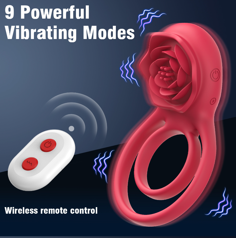 New Orgasm Clitoral Stimulation Vibrator Waterproof Silicone Chargeable Cum Locking Masturbation Ring For Couples
