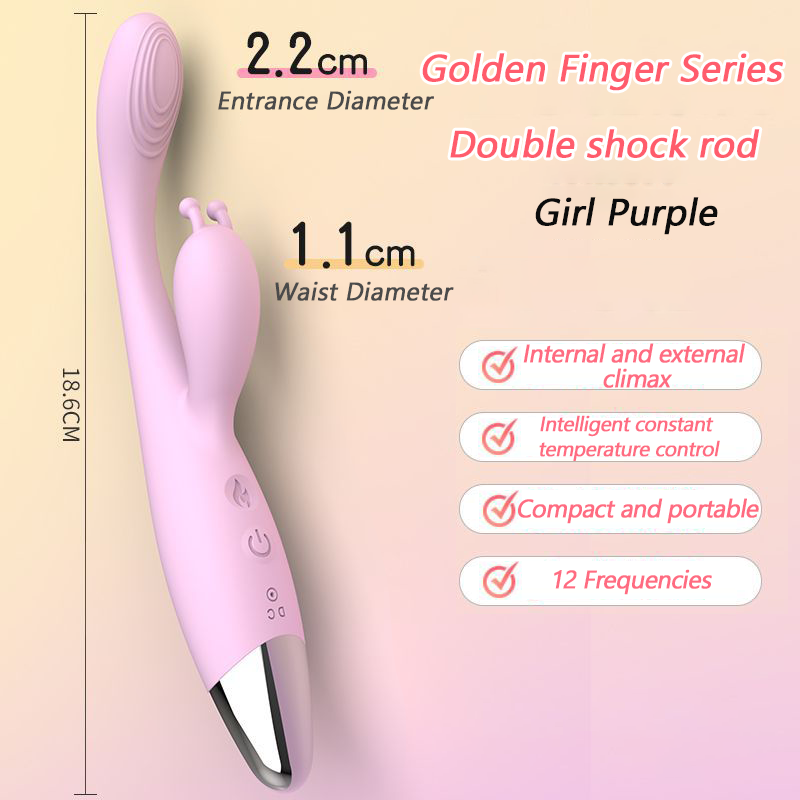 G Spot Vibrator Rose Sex Toys for Clitoris G-spot Stimulation Dildo Vibrator Vibrations Dual Motor Stimulator for Women
