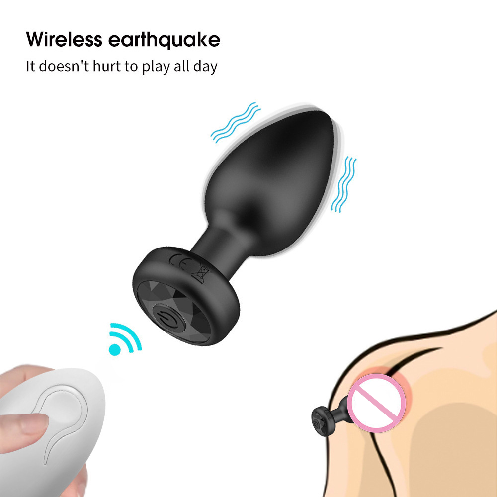 Hot Sale Anal Plug Vibrator Masturbator Remote Control Butt Plug Wireless Anal Toys for Men Women Gay