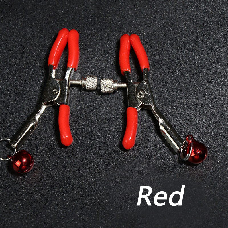 Breast Stimulator Nipple Clamps Tightening Clip Stimulation Nipple Clamps Bell Slave Flirting Bdsm Game Sex Toys for Woman Men
