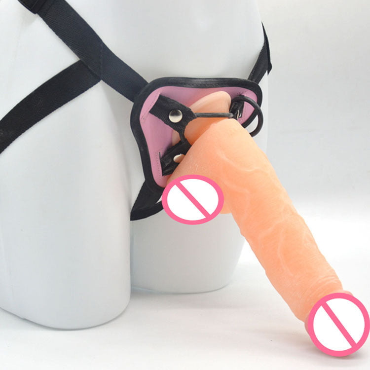 22.5cm Sex Shop Ladies Dress Artificial Penis with Belt for Women Strapon Dildo Penis for Lesbian Sex Toys