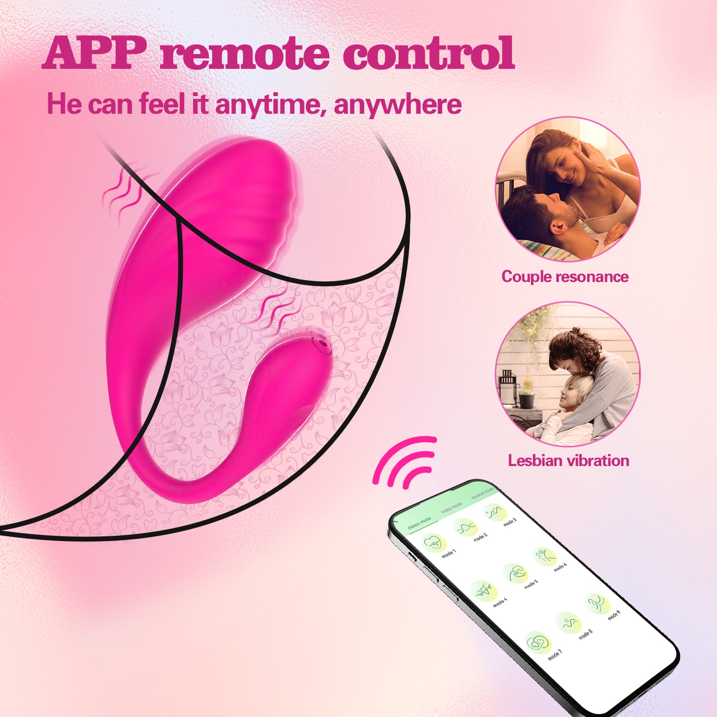App-Controlled Silicone Vagina Balls Clitoris Stimulator Vibrator Powerful Waterproof Sex Toy for Women