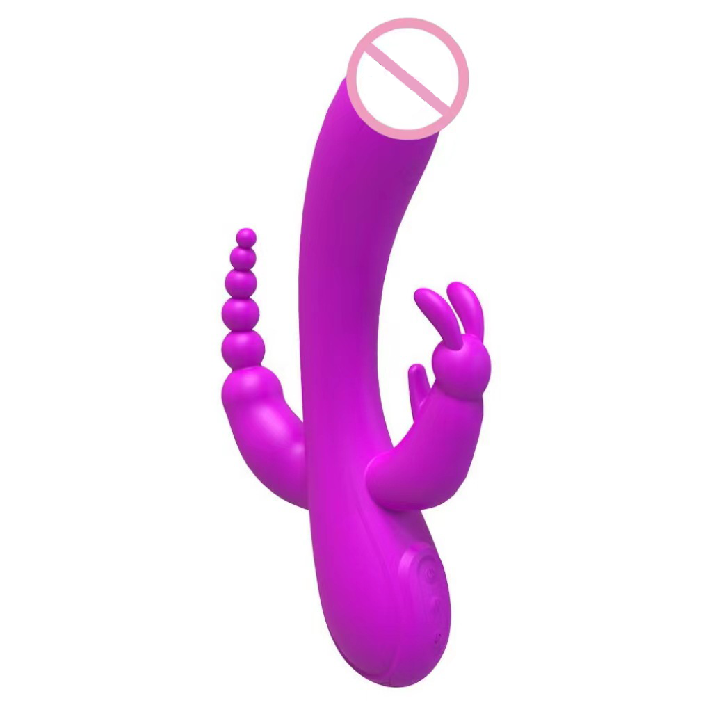 New Arrival Type-C Charging Three Head Triple Stimulation Vibrator for Women Sexy Toys