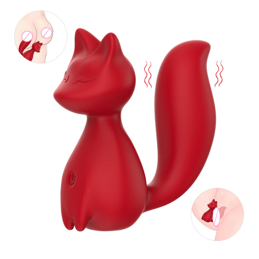 Cute Mini Animal-Shaped Vibrator Mini Vibrating Stimulator for Women's Clitoris Nipple Sex Toy for Women's Masturbation