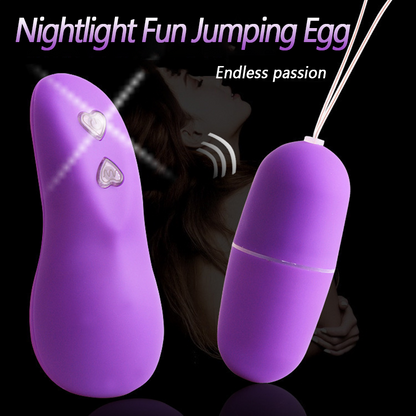 Women Masturbation Luminous Frequency Conversion Vibrating Bullet Wireless Remote Control Wearable Jump Egg Vibration Massager