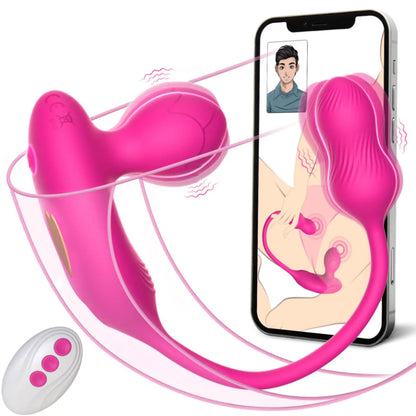 Couple G Spot Anal Vibrator Adult Sex Toy APP Remote Control Vaginal Clitoral Stimulator Wearable Panty Sex Vibrator for Women