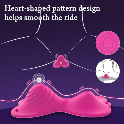 APP Remote Control Clit Stimulator Sit and Ride Vibrator Vibrating Cushion Wearable Clitoral Vibrator Adult Sex Toy for Women