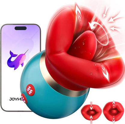 3 In 1 Adult c Big Mouth Sucking Licking Stimulator Clitoral Rose Vibrator Sex Toys For Woman